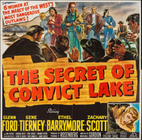 The Secret of Convict Lake movie poster (1951) t-shirt #MOV_hqdyxzpe
