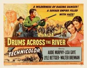 Drums Across the River movie poster (1954) tote bag
