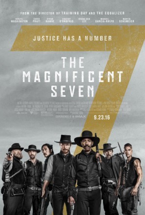 The Magnificent Seven movie poster (2016) tote bag #MOV_i8dacvsy