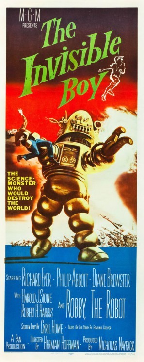 The Invisible Boy movie poster (1957) calendar