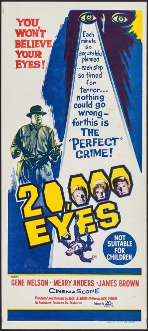 20,000 Eyes movie poster (1961) Sweatshirt