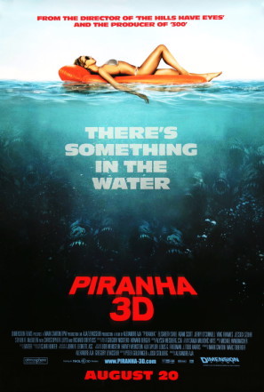 Piranha movie poster (2010) tote bag