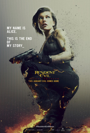 Resident Evil: The Final Chapter movie poster (2017) Longsleeve T-shirt