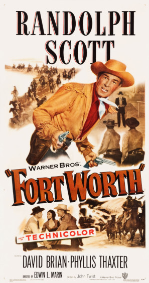 Fort Worth movie poster (1951) Mouse Pad MOV_ja1zguma