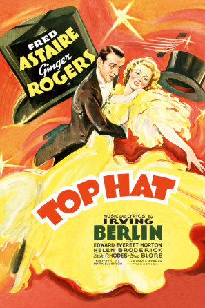 Top Hat movie poster (1935) mouse pad
