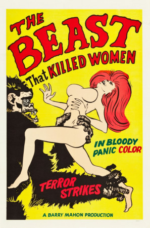 The Beast That Killed Women movie poster (1965) tote bag