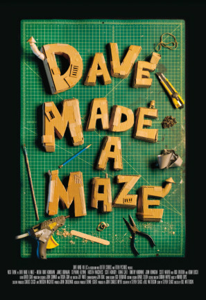 Dave Made a Maze movie poster (2017) mouse pad