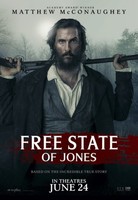 Free State of Jones movie poster (2016) t-shirt #MOV_k22ymaho
