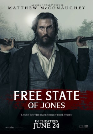 Free State of Jones movie poster (2016) hoodie