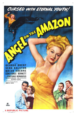 Angel on the Amazon movie poster (1948) tote bag