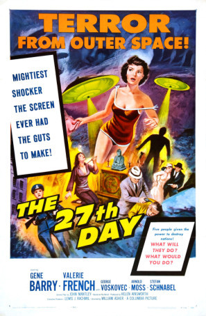 The 27th Day movie poster (1957) tote bag