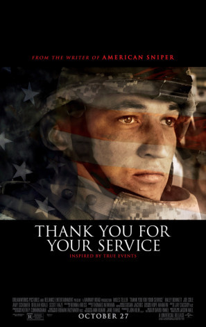 Thank You for Your Service movie poster (2017) hoodie