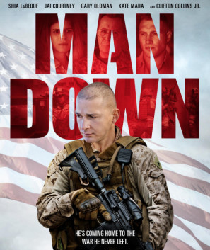 Man Down movie poster (2016) mouse pad