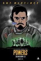 Powers movie poster (2014) Mouse Pad MOV_kl1yivj8