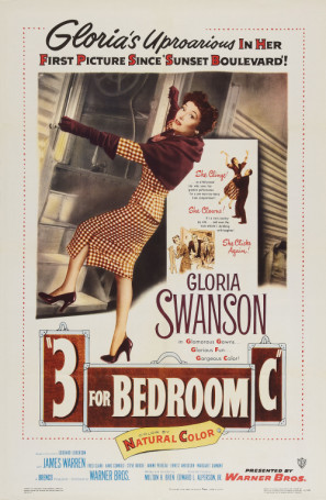 Three for Bedroom C movie poster (1952) hoodie