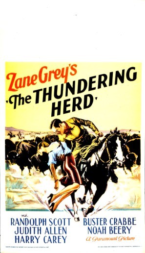 The Thundering Herd movie poster (1933) mouse pad