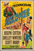 Untamed Frontier movie poster (1952) t-shirt #MOV_l35wij2f