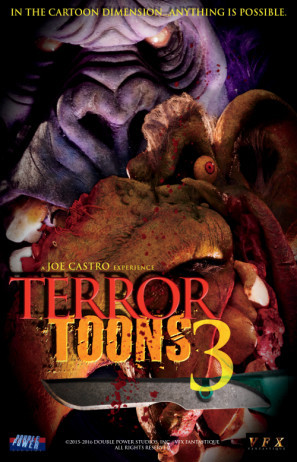 Terror Toons 3 movie poster (2015) Longsleeve T-shirt