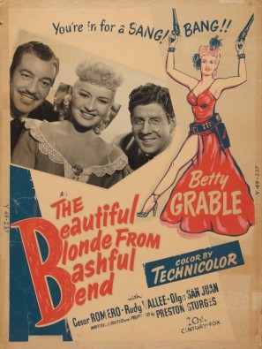 The Beautiful Blonde from Bashful Bend movie poster (1949) mug