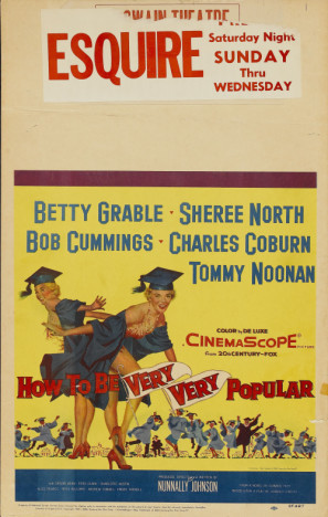 How to Be Very, Very Popular movie poster (1955) poster