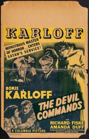 The Devil Commands movie poster (1941) mug
