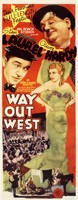 Way Out West movie poster (1937) Longsleeve T-shirt #1466860