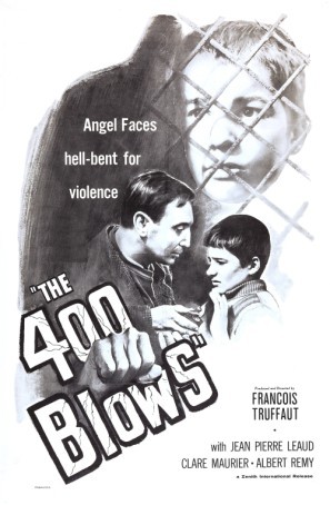 Les quatre cents coups movie poster (1959) hoodie