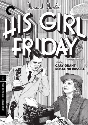 His Girl Friday movie poster (1940) calendar