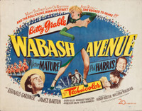 Wabash Avenue movie poster (1950) t-shirt #MOV_m7ewlwea
