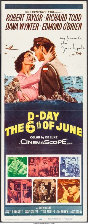 D-Day the Sixth of June movie poster (1956) hoodie