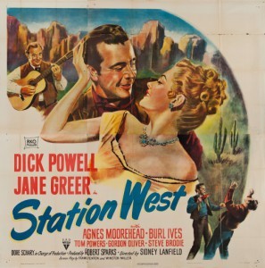 Station West movie poster (1948) tote bag