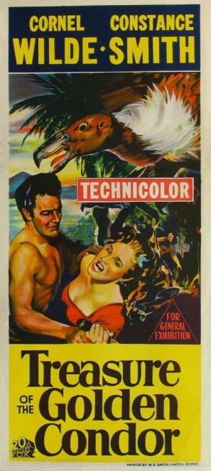 Treasure of the Golden Condor movie poster (1953) hoodie