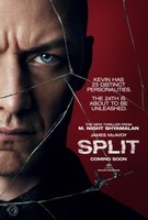 Split movie poster (2017) Mouse Pad MOV_migksl8o