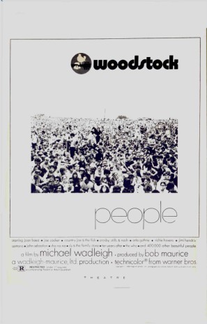 Woodstock movie poster (1970) calendar