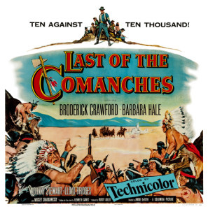 Last of the Comanches movie poster (1953) mouse pad