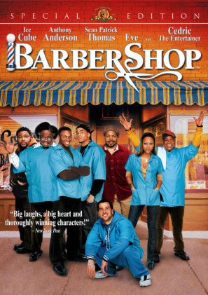 Barbershop movie poster (2002) tote bag