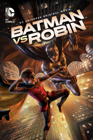 Batman vs. Robin movie poster (2015) tote bag