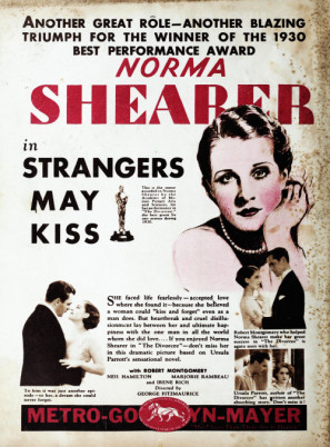 Strangers May Kiss movie poster (1931) poster