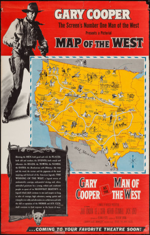 Man of the West movie poster (1958) calendar