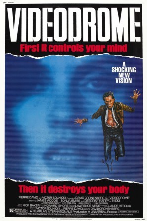 Videodrome movie poster (1983) poster