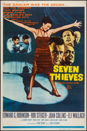 Seven Thieves movie poster (1960) hoodie