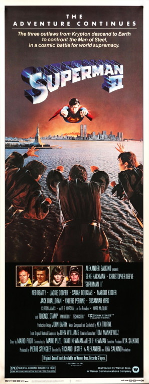 Superman II movie poster (1980) hoodie