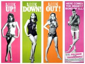 Thunderball movie poster (1965) tote bag