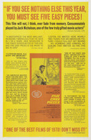 Five Easy Pieces movie poster (1970) Sweatshirt #1376170