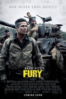 Fury movie poster (2014) hoodie #1376211