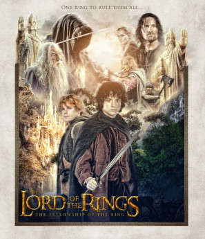 The Lord of the Rings: The Fellowship of the Ring movie poster (2001) hoodie