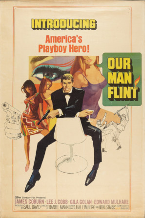 Our Man Flint movie poster (1966) hoodie