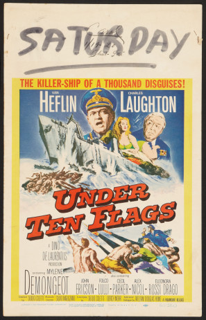 Sotto dieci bandiere movie poster (1960) Sweatshirt