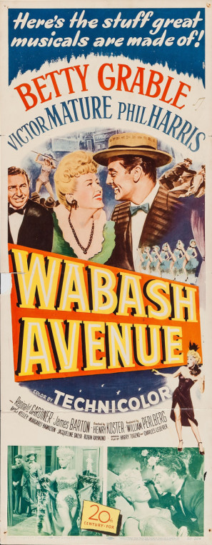 Wabash Avenue movie poster (1950) tote bag