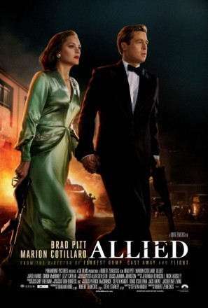 Allied movie poster (2016) Mouse Pad MOV_pbyn9etg